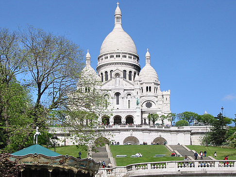 Vor der Sacre Coeur Foto 