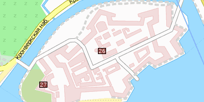 Stadtplan Peter-und-Paul-Festung